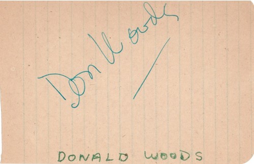 Donald woods leading man - leading,